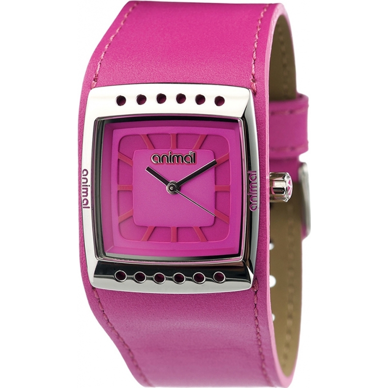 Animal Ladies Can Am S Hot Pink Watch