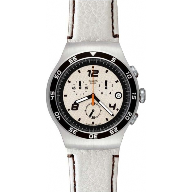 Swatch Mens Irony Chrono Clean Vision Watch