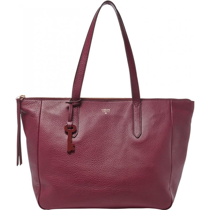 Fossil Ladies Sydney Maroon Shopper Bag