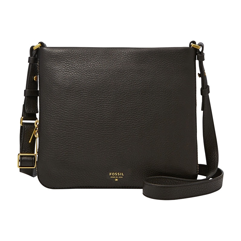 Fossil Ladies Preston Black Cross Body Bag