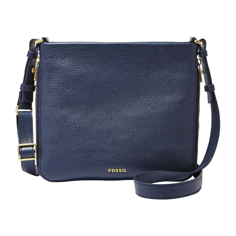 Fossil Ladies Preston Midnight Navy Cross Body Bag