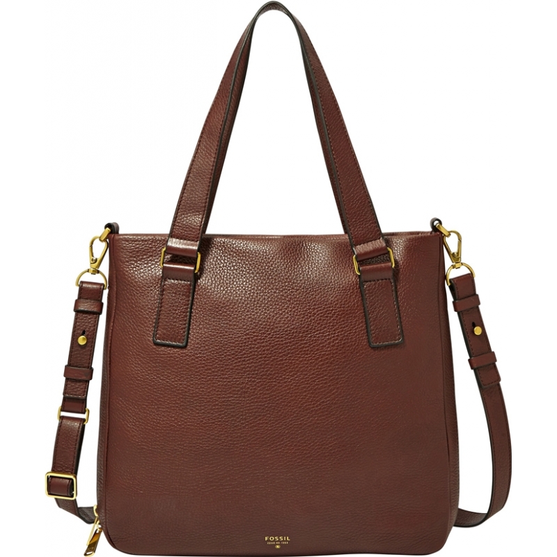 Fossil Ladies Preston Espresso Shopper Bag