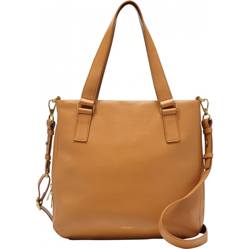 Fossil Ladies Preston Camel Shopper Bag