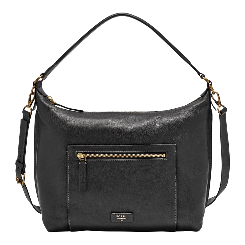 Fossil Ladies Vickery Black Shoulder Bag