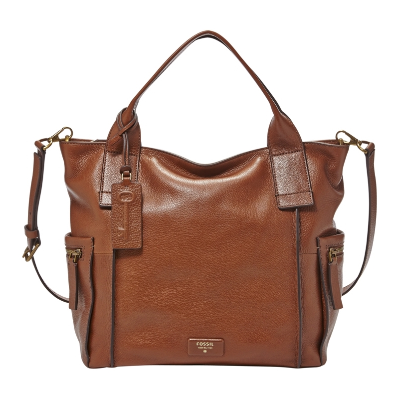 Fossil Ladies Emerson Brown Satchel