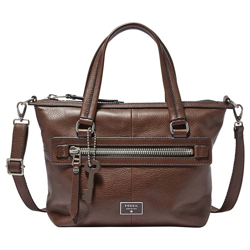 Fossil Ladies Dawson Espresso Satchel