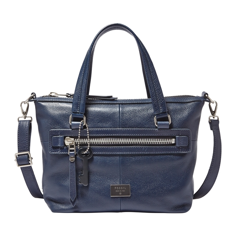 Fossil Ladies Dawson Midnight Navy Satchel