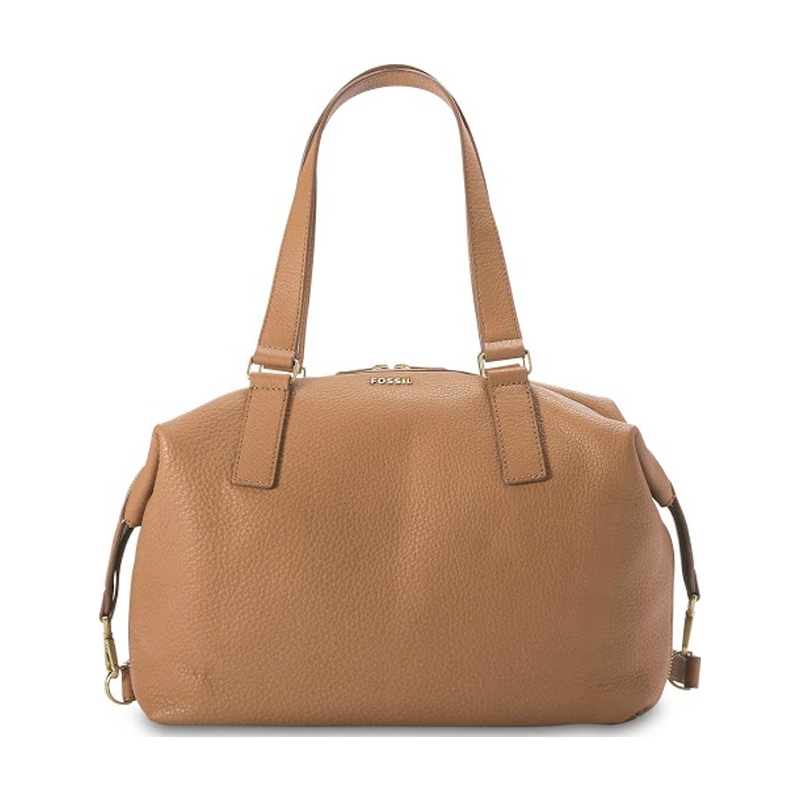 Fossil Ladies Preston Large Camel Satchel