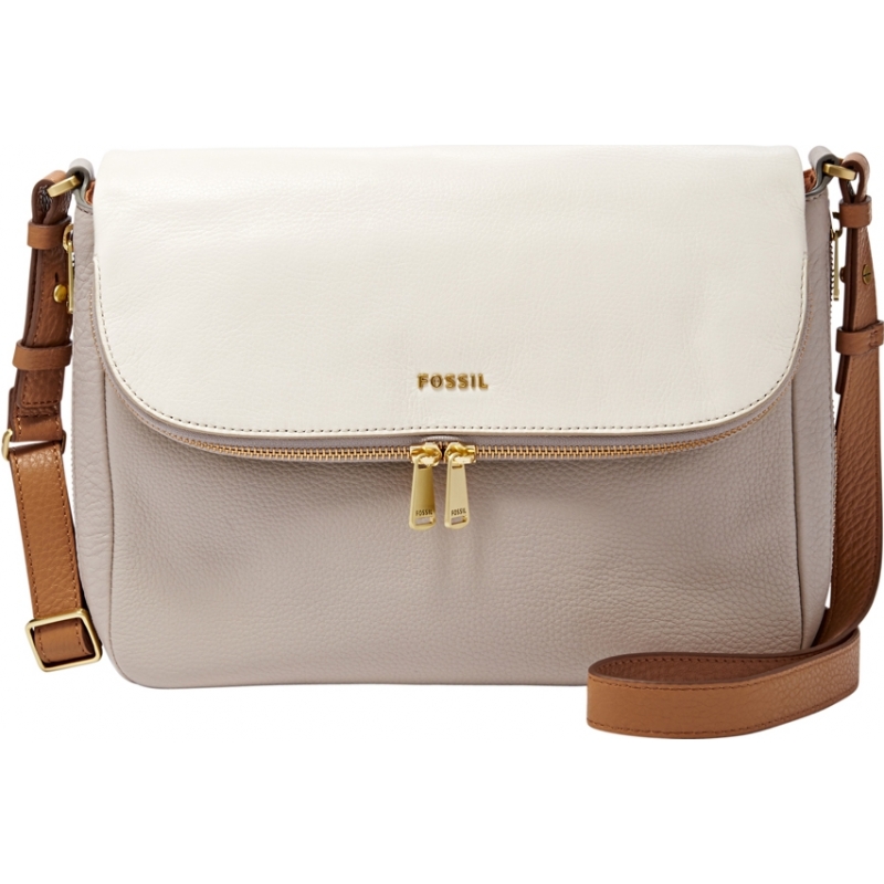 Fossil Ladies Preston Neutral Multi Flap Bag